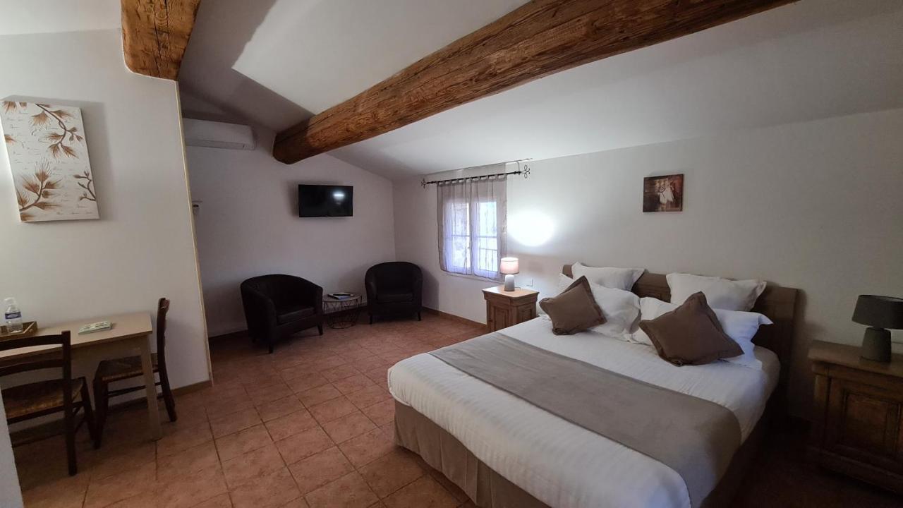 Logis Hotel La Bastide Saint Bach Suze-la-Rousse Exteriör bild