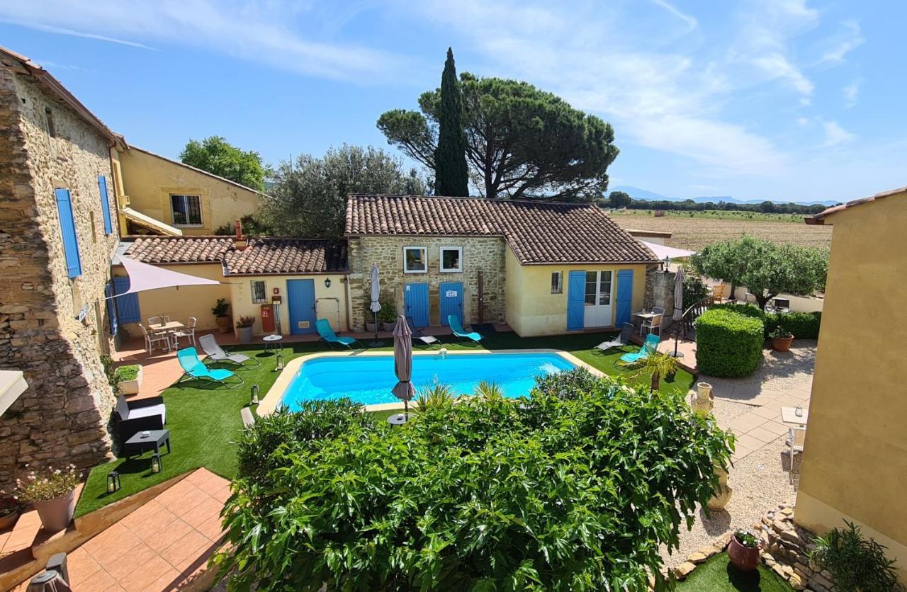 Logis Hotel La Bastide Saint Bach Suze-la-Rousse Exteriör bild
