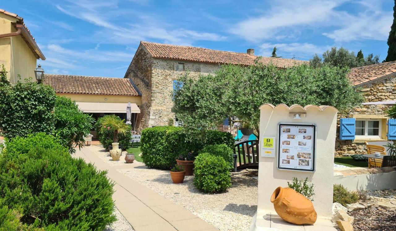 Logis Hotel La Bastide Saint Bach Suze-la-Rousse Exteriör bild