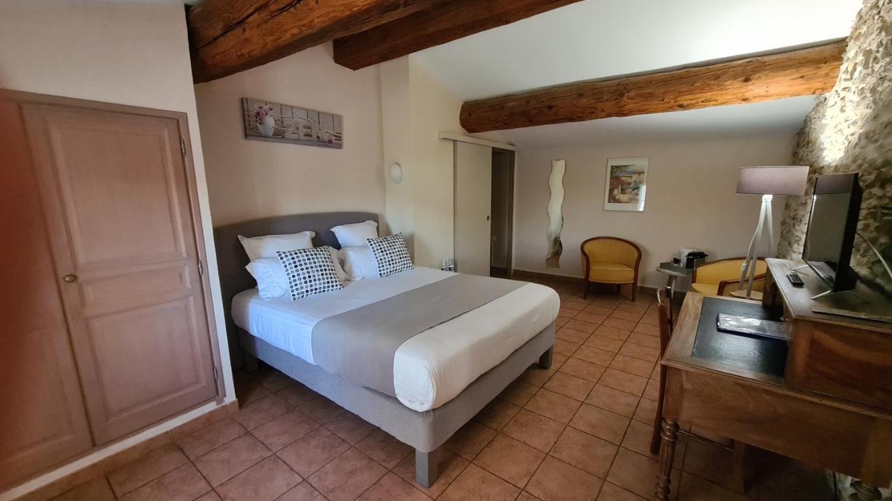 Logis Hotel La Bastide Saint Bach Suze-la-Rousse Exteriör bild